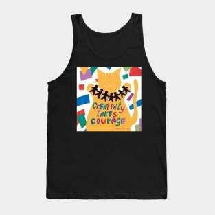 Creativity takes courage - Henri Matisse quote. colorful Tank Top